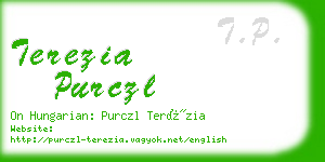 terezia purczl business card